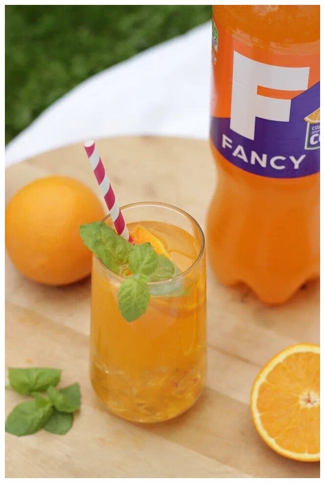 Напиток "Фэнси" ("Fancy") безалкогольный сильногазированный, ПЭТ 2.0 упаковка (6шт) - фотография № 3