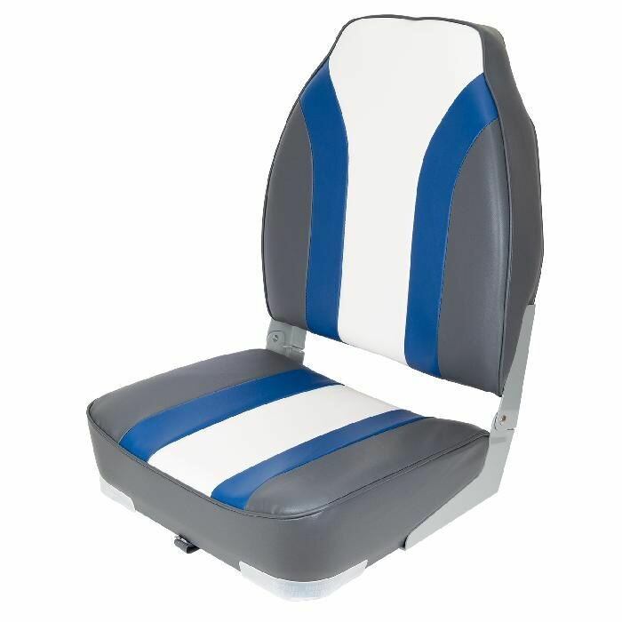 Кресло в лодку складное Highback Rainbow 43х56х38см, алюминиевый каркас, подушки винил