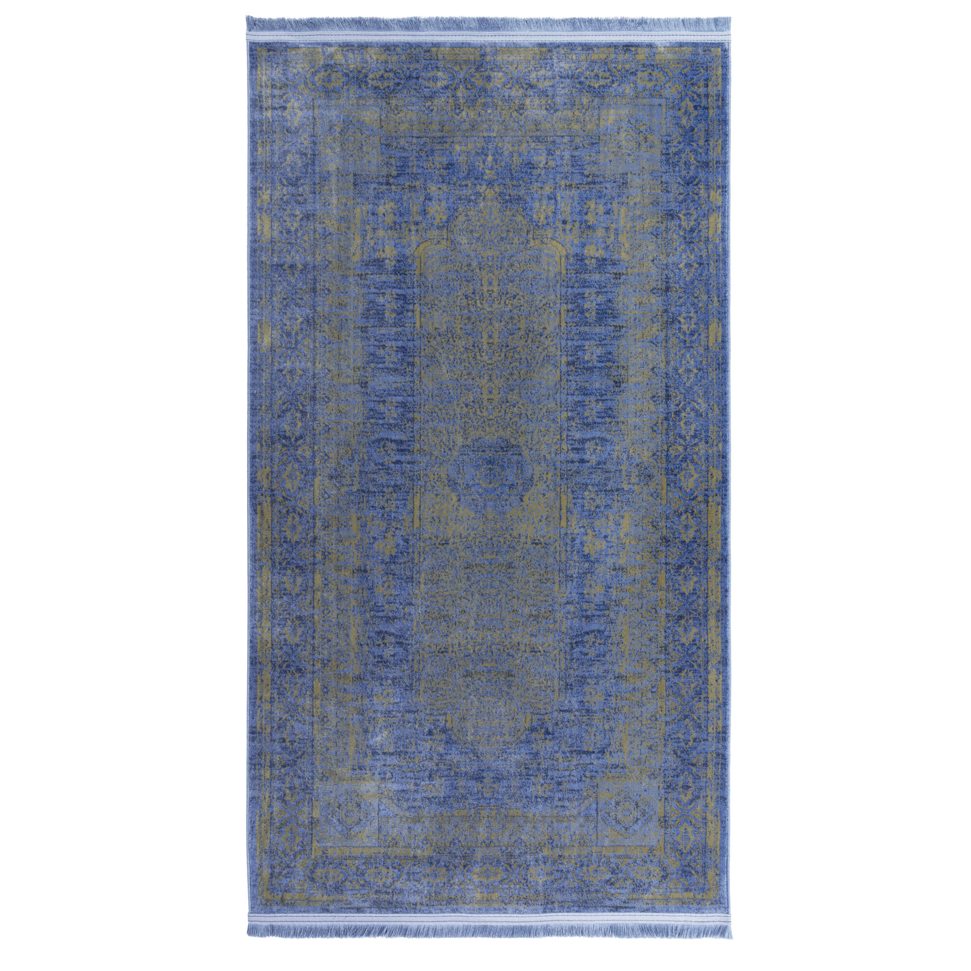Ковер AFINA 0.8*1.5 дизайн 2488B BLUE