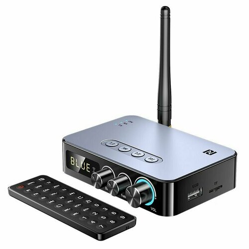 Адаптер Bluetooth Трансмиттер / Ресивер (Приемник / Передатчик аудио) Coaxial, AUX, RCA, MicroSD, USB, 6.3 jack. TUBON M9