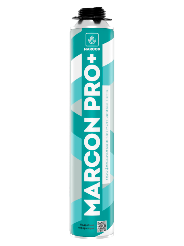Пена монтажная профессиональная MARCON PRO+ всесезонная 700мл под пистолет