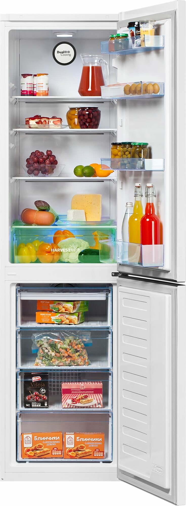 Холодильник Beko B3R0CNK332HW B300, двухкамерный, A+, No Frost — фото 1