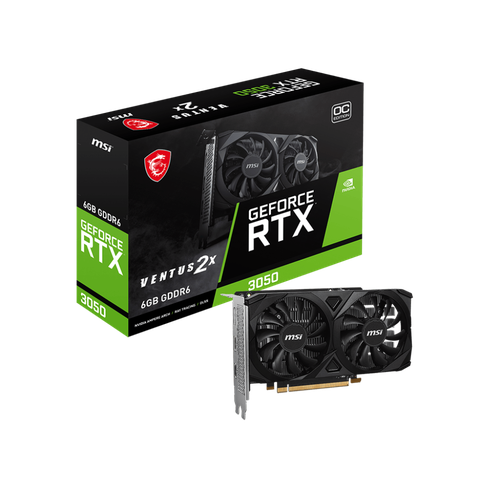 Видеокарта Msi Ventus 2X GeForce RTX 3050 VENTUS 2X E 6G OC 2198000₽
