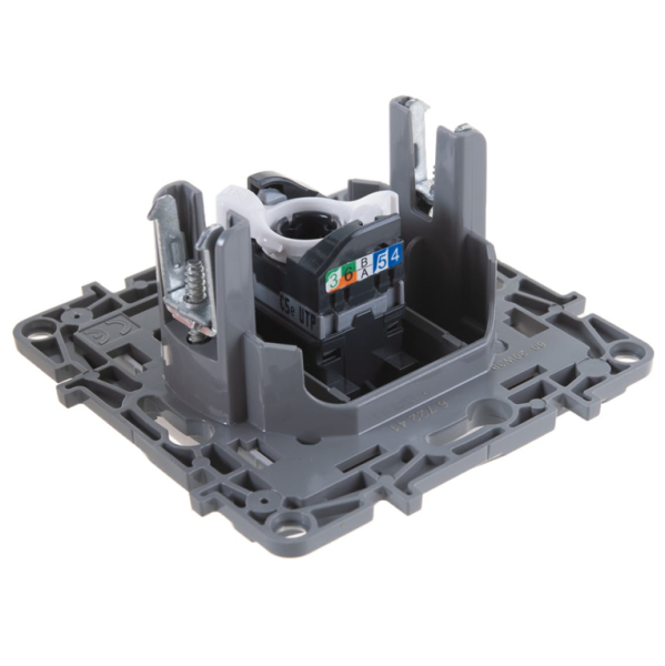 Розетка интернет RJ45 белая Etiкa — фото 1