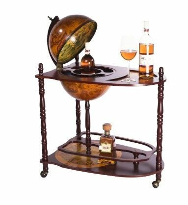 Глобус-бар напольный со столиком d 33 — фото 1
