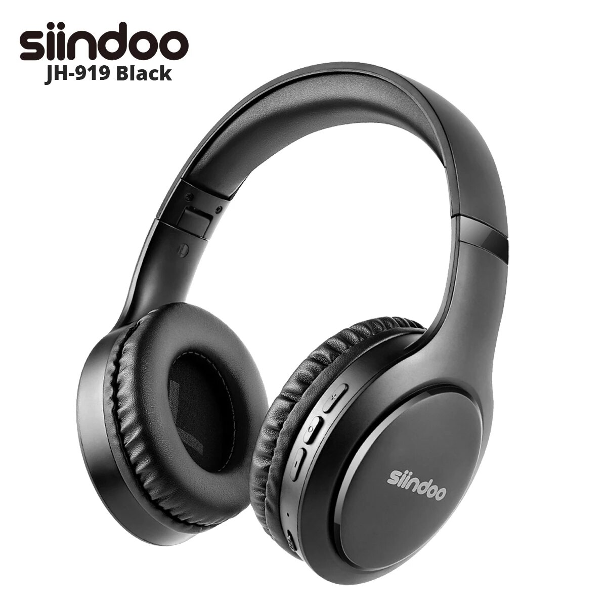 Siindoo JH-919 складные беспроводные кожаные наушники