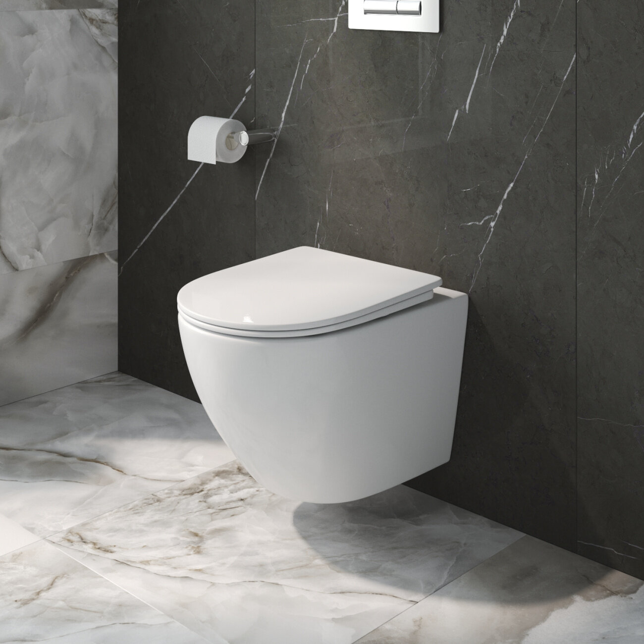 Комплект BelBagno инсталляция BB026 + унитаз Uno-Tor BB5177CH-TOR/SC + кнопка смыва BB081CR - фото №12