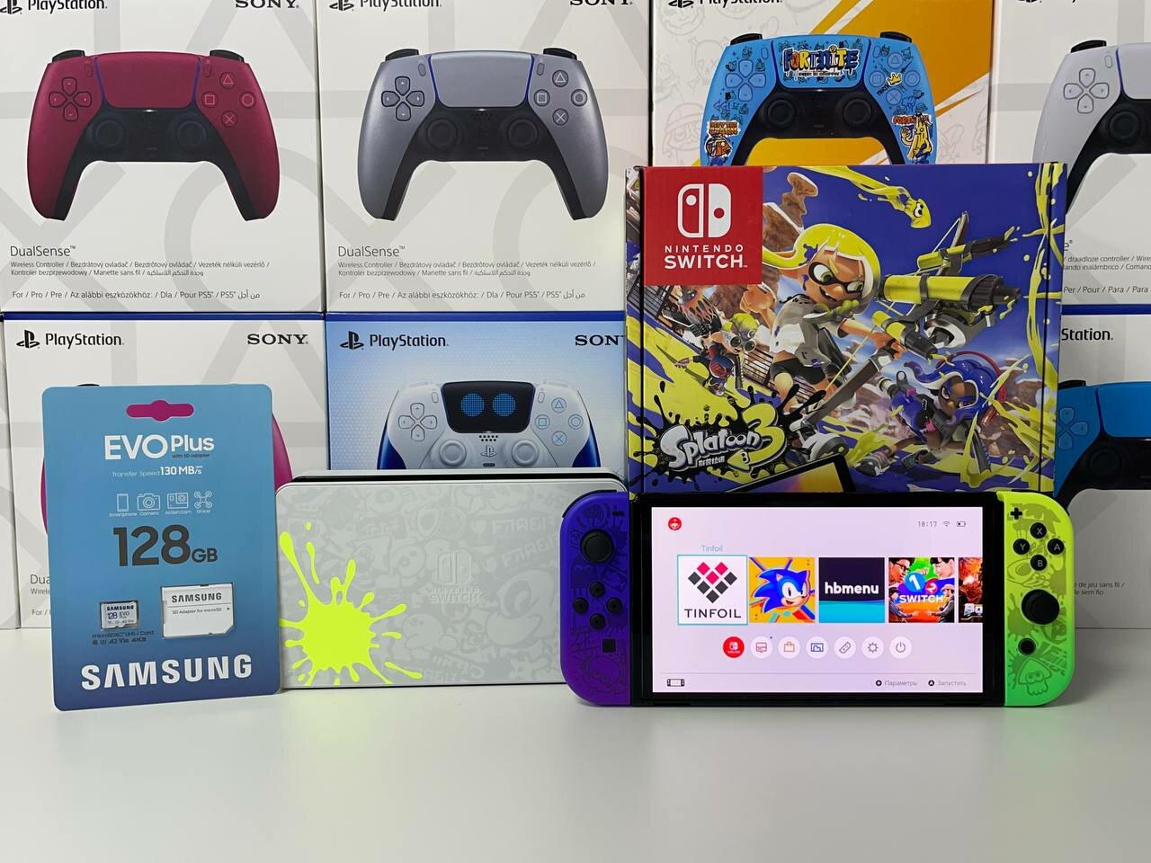 Nintendo Switch Oled Splatoon3 64+128gb Raspberry pi 2024 50 топ игр