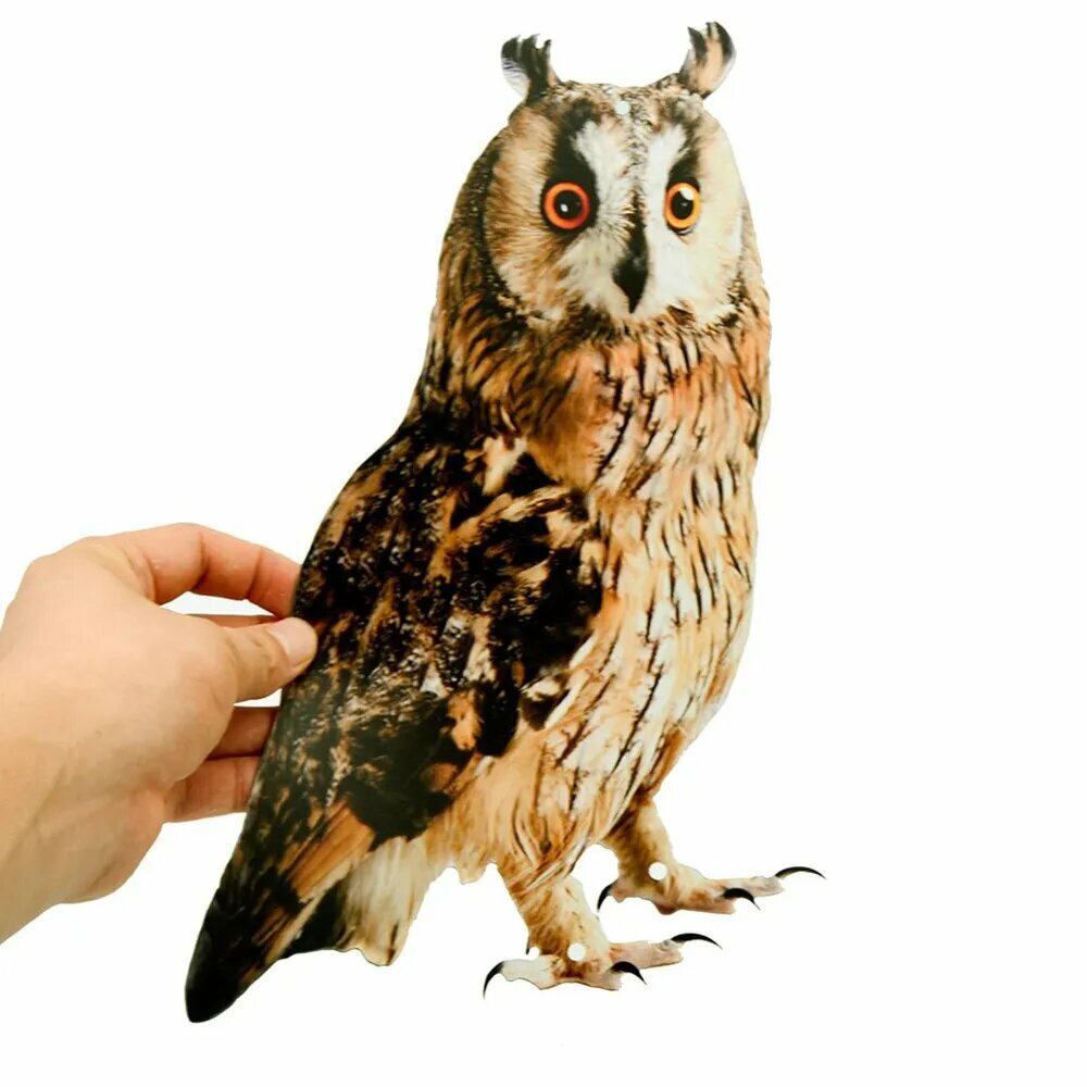 Пугало садовое Bird Repleller, бежевое, 60см, устойчивое к погодным условиям, от птиц