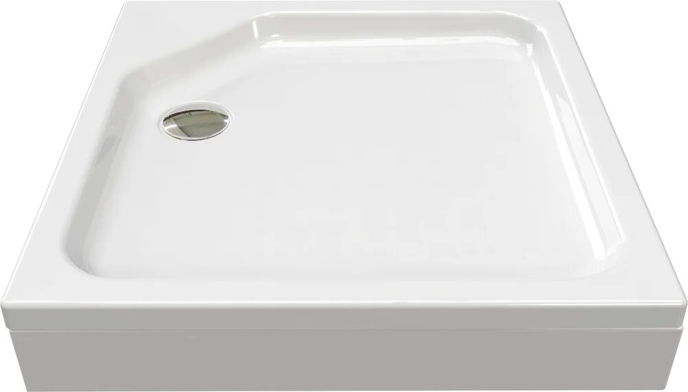 Поддон для душа Niagara Nova NG-80-80Q RUS 80x80 см акриловый квадратный средний с антискользящим покрытием китайский