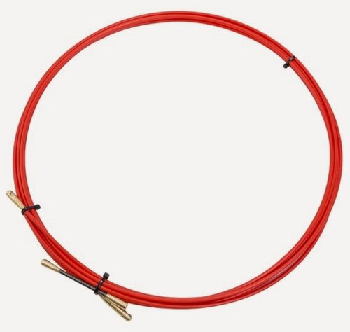 Изображение товара Протяжка кабельная Rexant (мини УЗК в бухте) 3 м, d=3.5 мм, стеклопруток, красная