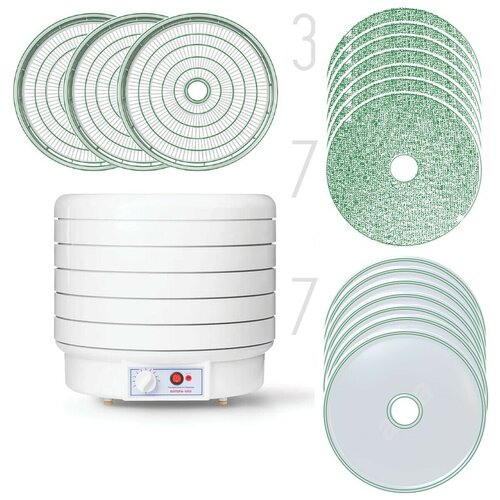 Сушилка волтера 1000 из полипропилена с мех блок упр 8 решет 8 сетчатых 8 сплошных поддонов 1876800₽