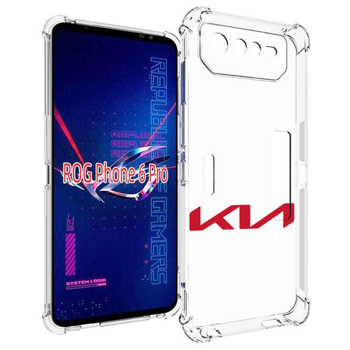 Чехол MyPads Kia-киа-3 для Asus ROG Phone 6 Pro задняя-панель-накладка-бампер