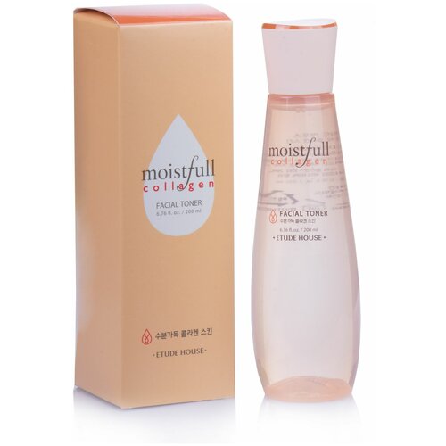 Etude Тонер Moistfull Collagen, 200 мл etude moistfull collagen очищающая пенка 150 г 5 29 унции