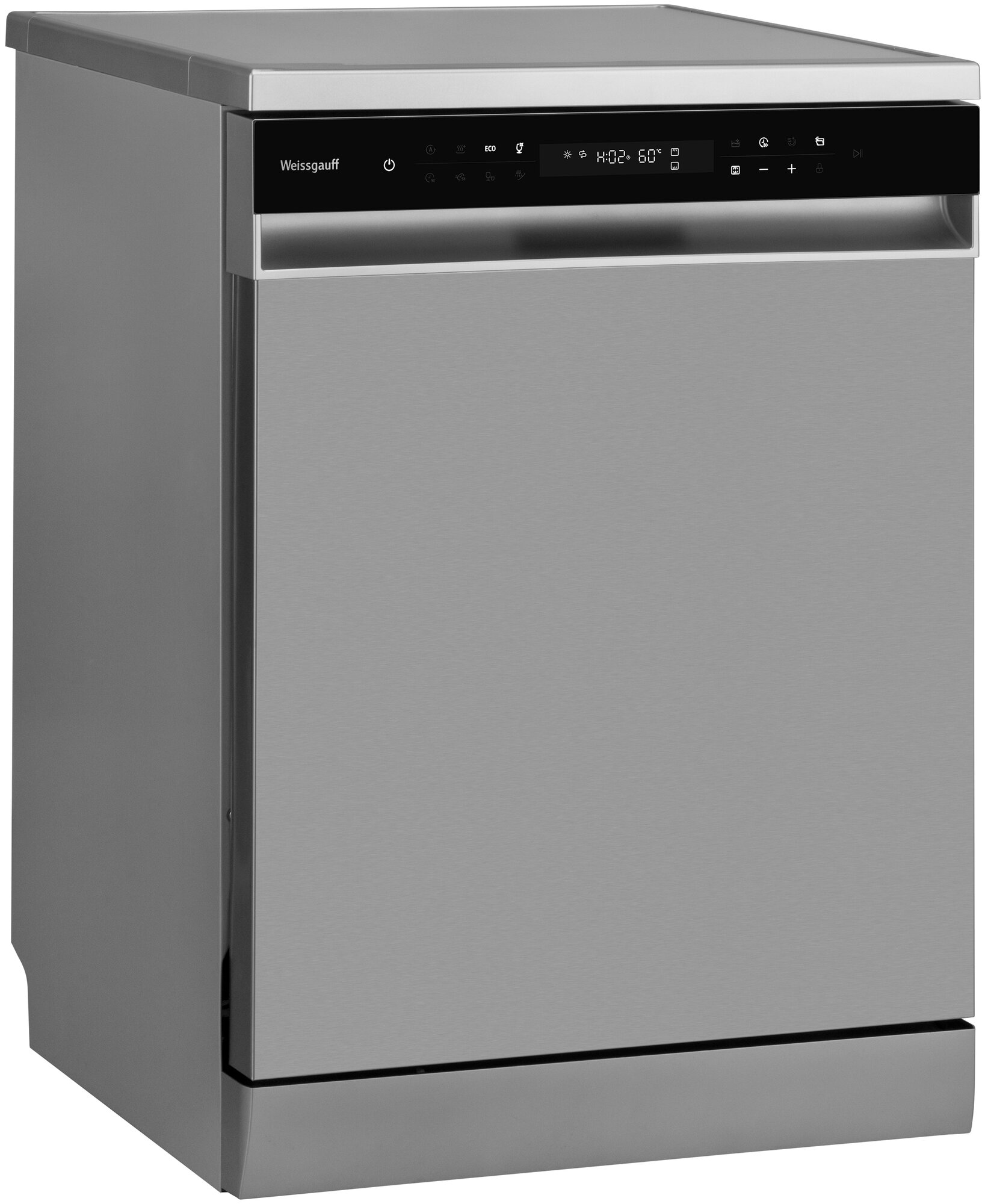 Посудомоечная машина с авто-открыванием и инвертором Weissgauff DW 6138 Inverter Touch Inox - фотография № 3