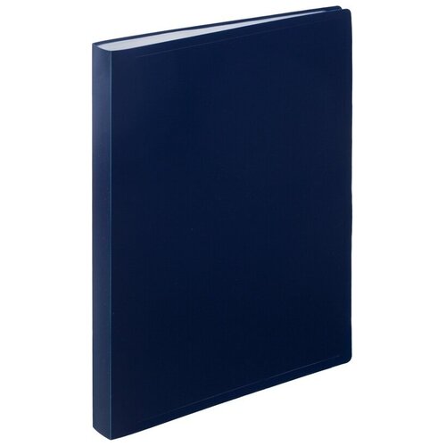 Папка файловая на 40 файлов Attache A4 25 мм синяя (толщина обложки 0.4 мм), 710156