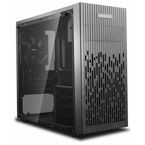 Корпус DEEPCOOL MATREXX 30, mATX, без БП, черный корпус minitower deepcool matrexx 40 3fs black matx без бп tg 3x120mm 1xusb2 0 1xusb3 0 dp matx matrexx40 3fs