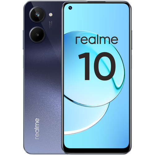 Смартфон Realme RMX3630 10 256Gb 8Gb черный моноблок 3G 4G 2Sim 6.4