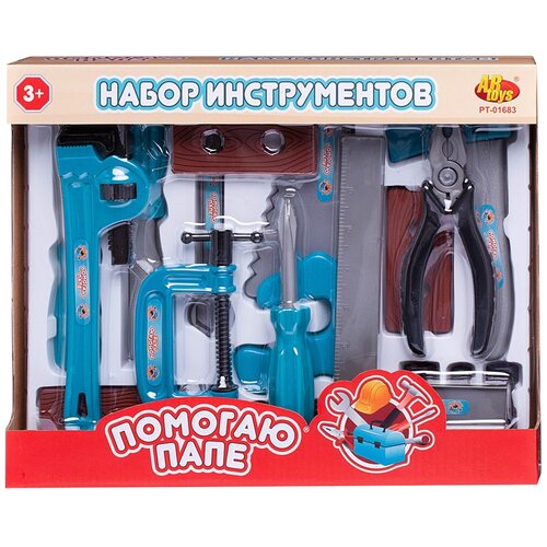 ABtoys Помогаю Папе, 16 предметов (PT-01683)