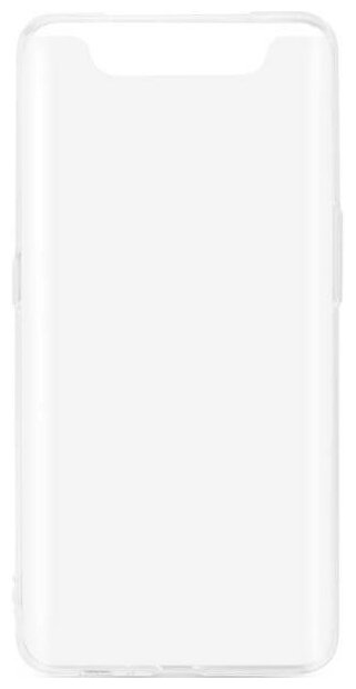 Чехол (клип-кейс) DF , для Samsung Galaxy A80, прозрачный - фото №5