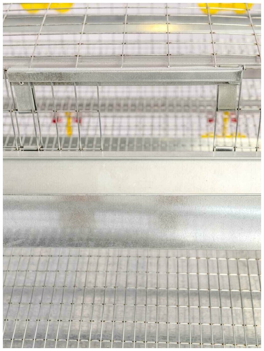 Клетка на FERMAMARKET для перепелов большой фермер на 100 голов /с железным каркасом /с яицосборником/с бочком - фотография № 5