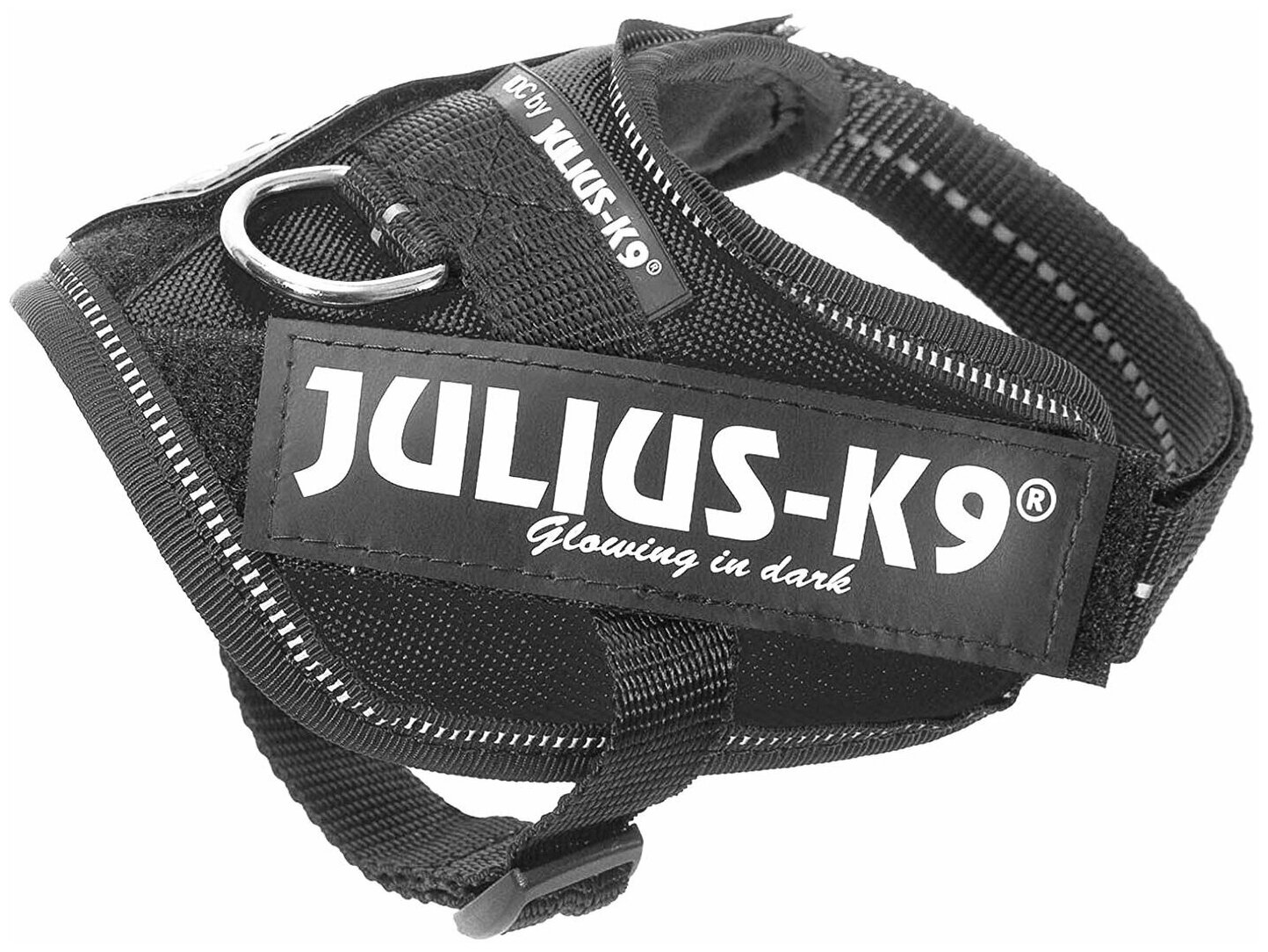 JULIUS-K9 шлейка для собак IDC-Powerharness 1 (63-85см/ 23-30кг), черный . - фотография № 2