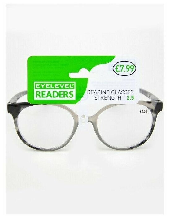 Готовые очки для чтения EYELEVEL STRAND Readers +25