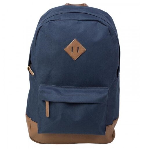 Рюкзак №1SCHOOL 843415 синий+коричневый