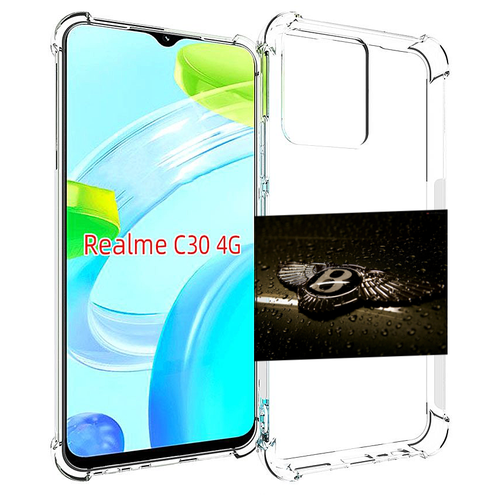 чехол mypads volkswagen фольскваген 2 мужской для realme c30 4g narzo 50i prime задняя панель накладка бампер Чехол MyPads бентли bentley 2 мужской для Realme C30 4G / Narzo 50i Prime задняя-панель-накладка-бампер