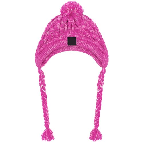 Вязаная шапка для собак шерстяная, размер L 52-61 см, розовая