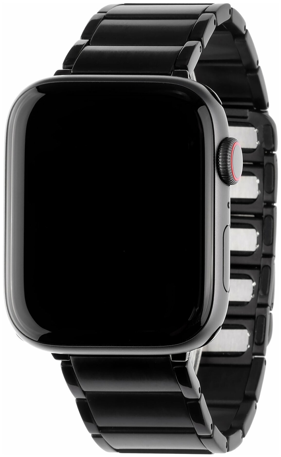 Ремешок InterStep MAGNY для Apple Watch 42mm&44mm, сталь, чёрный