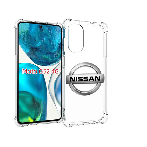 Чехол MyPads nissan-ниссан-3 мужской для Motorola Moto G82 / Moto G52 задняя-панель-накладка-бампер чехол mypads nissan ниссан 3 мужской для motorola edge 30 ultra задняя панель накладка бампер