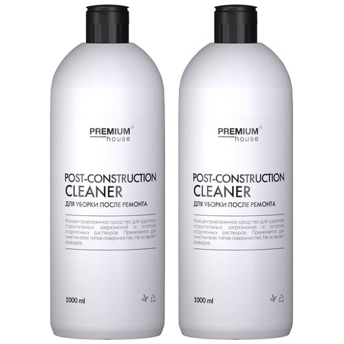 Premium House средство для очистки после ремонта и строительства, 2 шт., 1 л