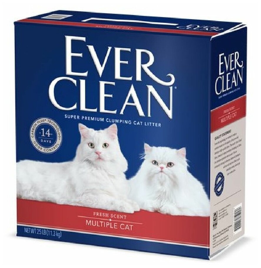 Ever Clean Multiple Cat наполнитель 11,3 кг