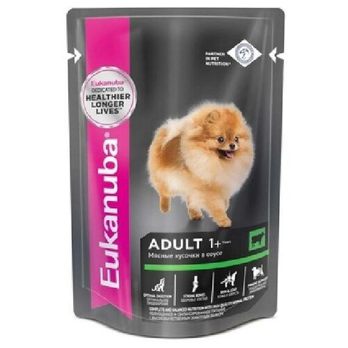 Eukanuba Паучи для собак с говядиной в соусе (10151129) 0,1 кг 40466 (13 шт)