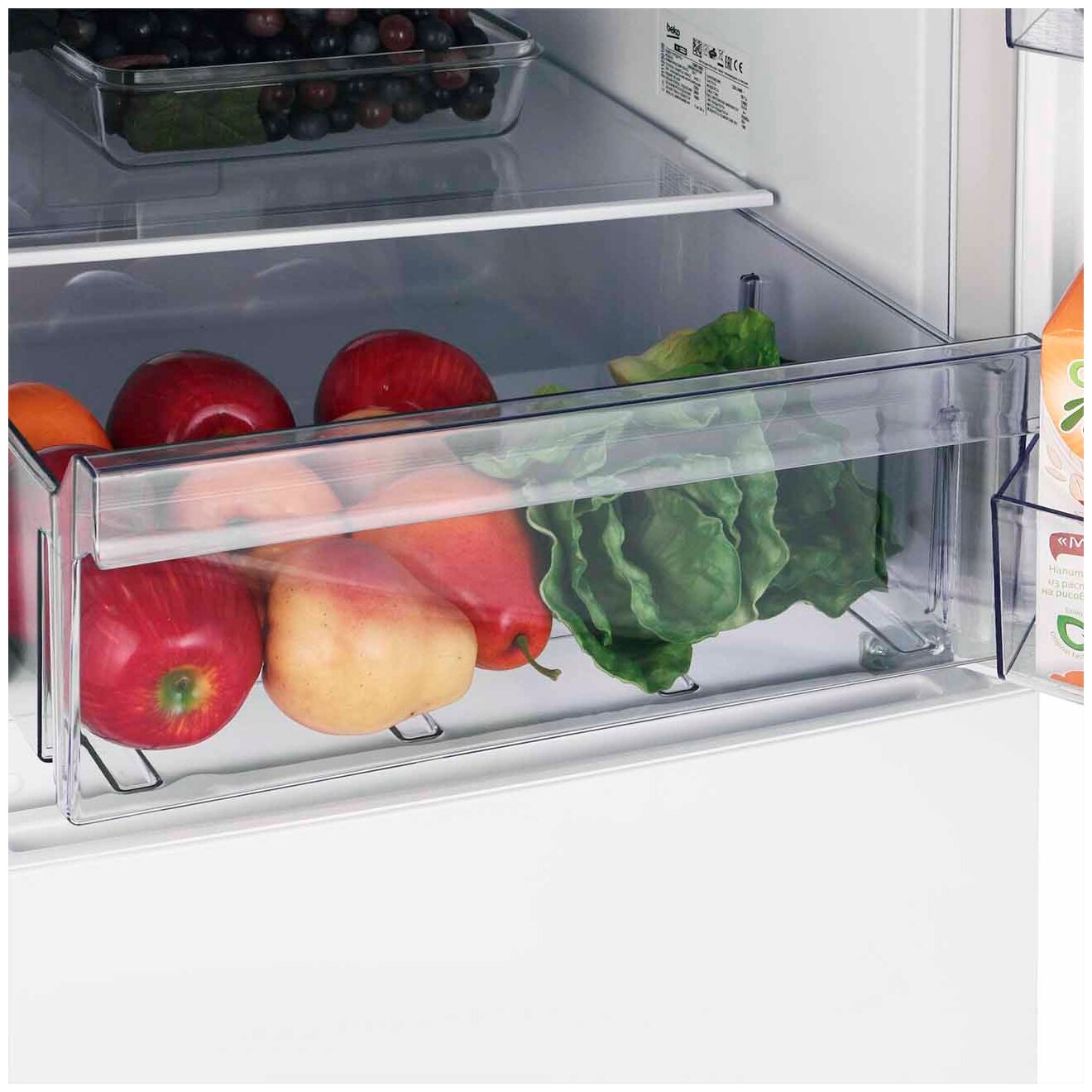 Двухкамерный холодильник Beko CNKDN6335KC0W, No Frost, белый