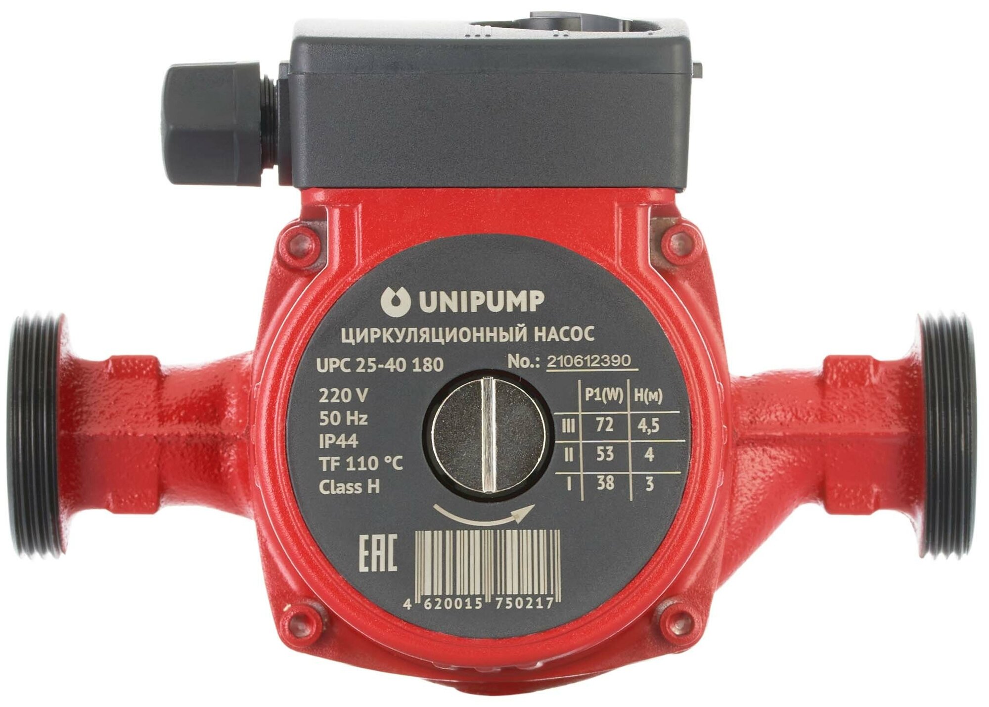 Насос циркуляционный UNIPUMP UPС 25-60 180 - фотография № 1