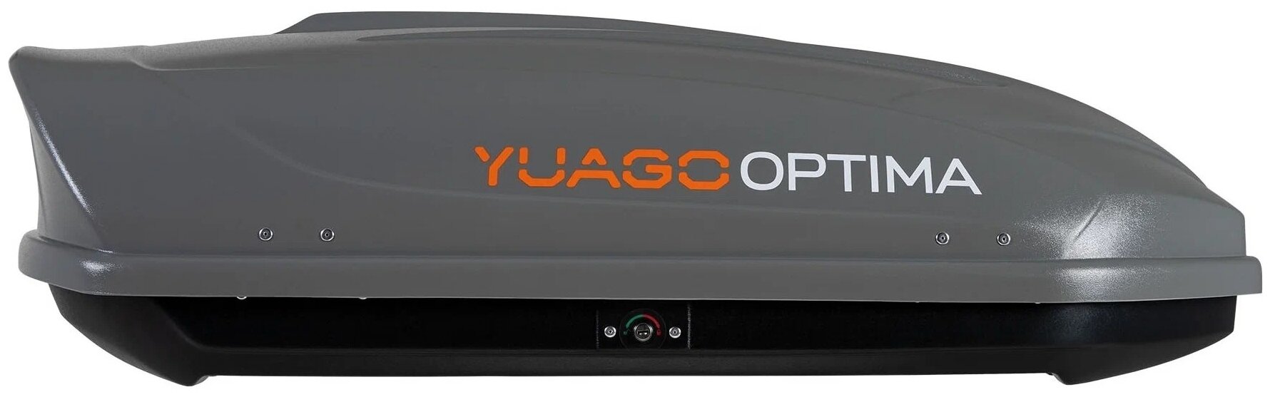 Багажный бокс на крышу Yuago Optima (390 л) 145х86х46см cерый матовый односторонний