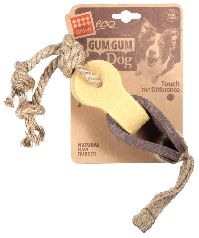 75318 Игрушка для собак Цепь из экорезины 40см, серия GUM GUM DOG ECO - фотография № 6