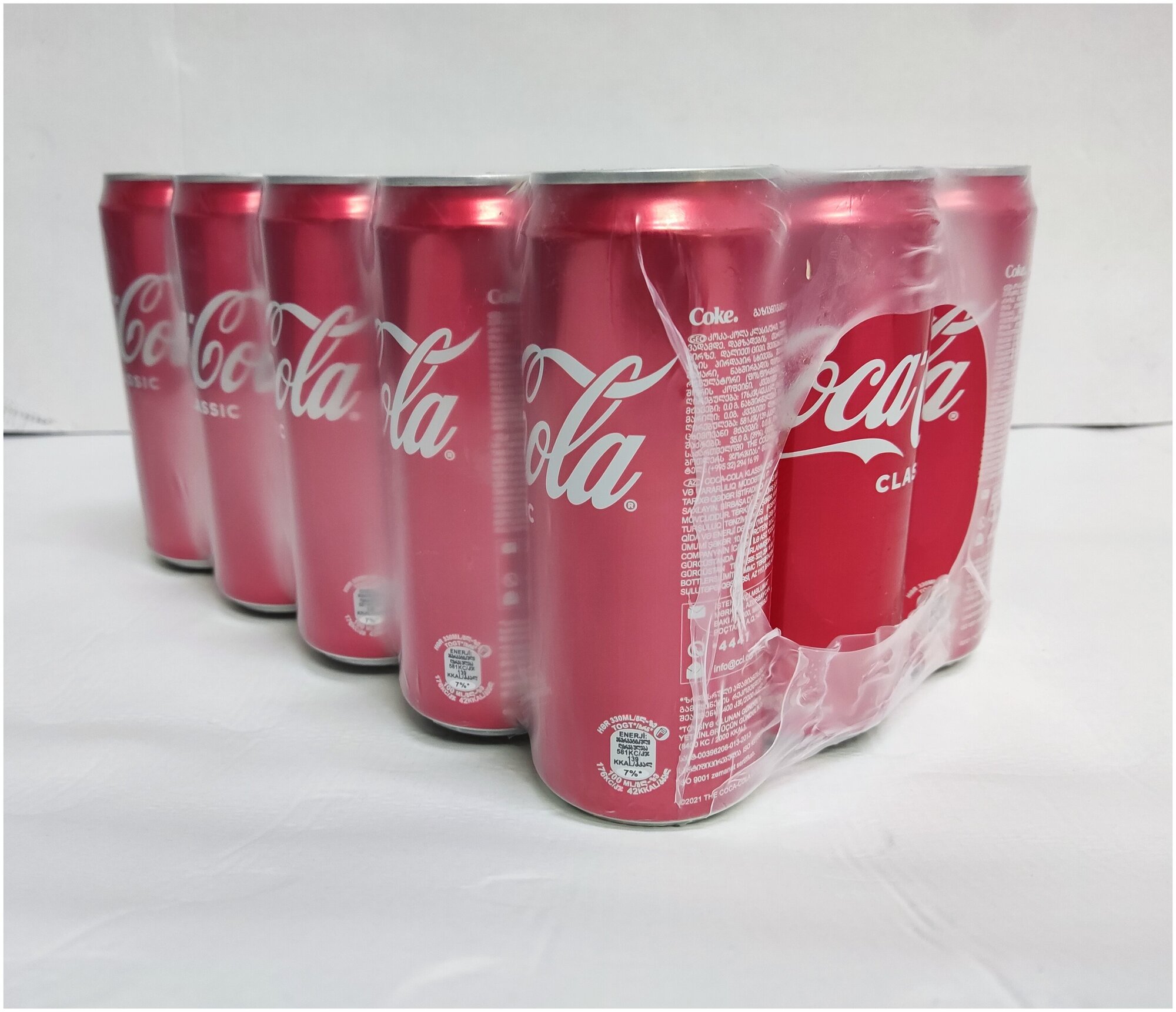 Coca-Cola (Кока-Кола) 0,33 л. 15 шт. напиток газированный ЖБ - фотография № 6