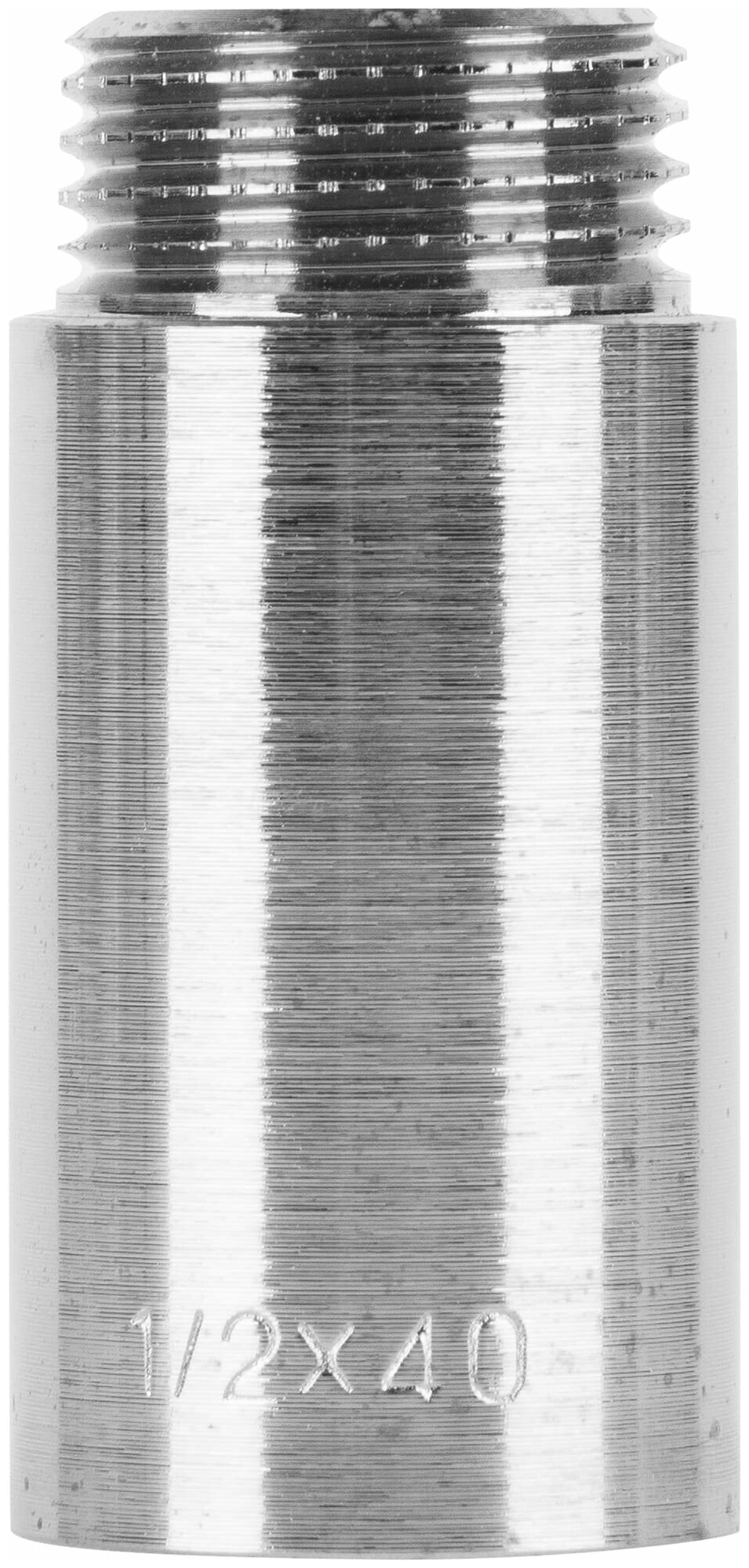 Удлинитель Equation 1/2"x40 мм никелированная латунь - фото №2