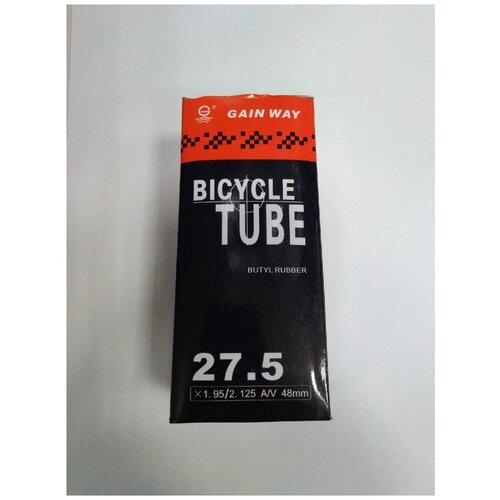 Камера велосипедная BUTYL 27,5х1.95/2.125 A/V ниппель 48 мм в коробке