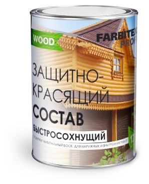 Защитно-красящий состав для древесины FARBITEX (быстросохнущий; тик; 0.75 л) 4300008468