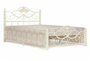 Кровать TetChair CANZONA дерево гевея/металл, 140*200 см (Double bed), Белый (butter white)