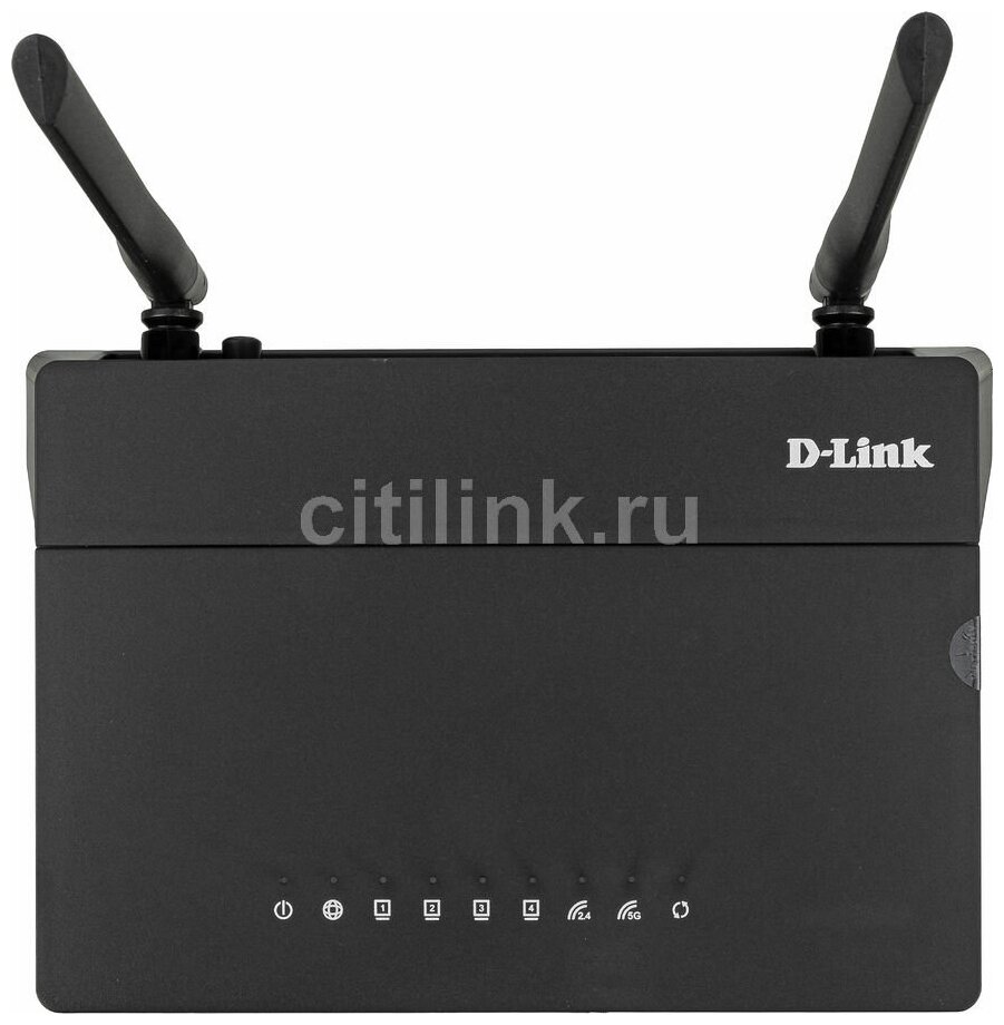 Wi-Fi роутер D-Link DIR-806A/RU, AC750, черный