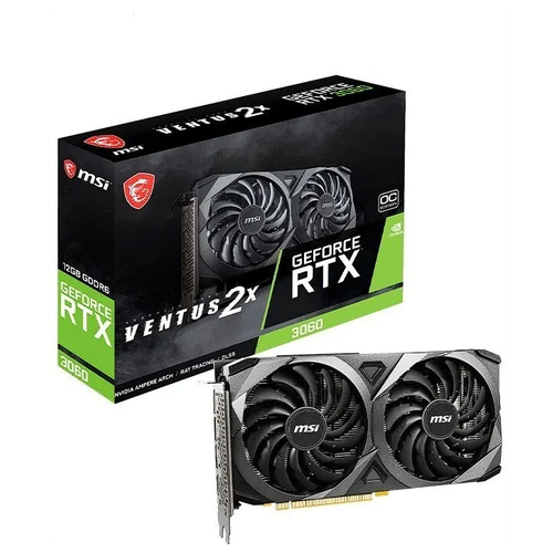 Видеокарта MSI Nvidia GeForce RTX3060 12GB GDDR6 RTX 3060 Ventus 2X 12G OC .