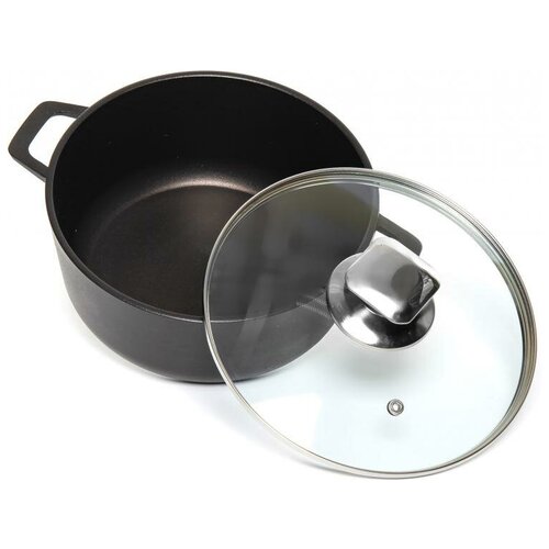 Кастрюля TALKO 2 л с антипригарным покрытием и стеклянной крышкой (172588)