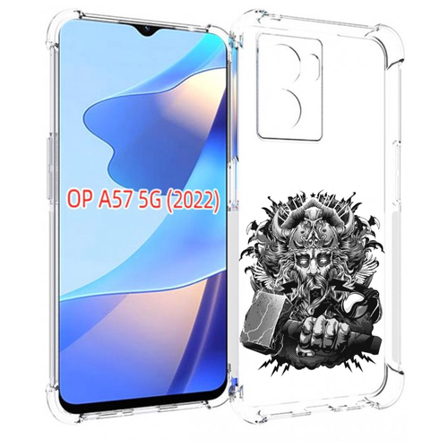 Чехол MyPads злой тор для OPPO A57 5G(2022) задняя-панель-накладка-бампер