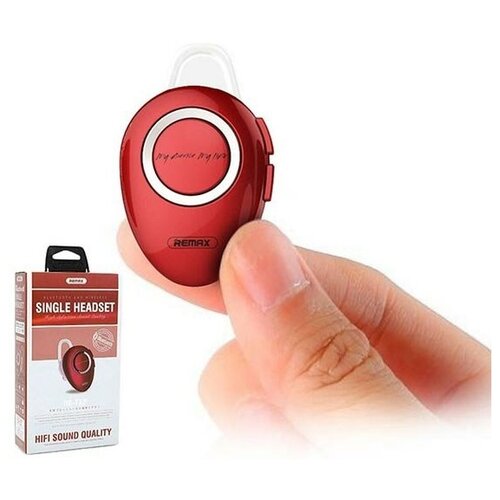 Беспроводные наушники REMAX RB-T22 Headset Bluetooth 50 мАч красный 60 мВт 87400₽