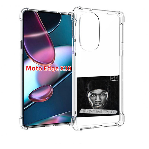 Чехол MyPads 50 Cent - The Kanan Tape для Motorola Moto Edge X30 задняя-панель-накладка-бампер